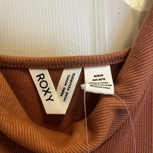 Roxy Tan Ribbed Dress - Picture 3 of 5